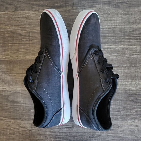 Vans Atwood Textile Classic Skate Shoe Sneaker Low Top Black Chili Size Youth 6 - Picture 6 of 10